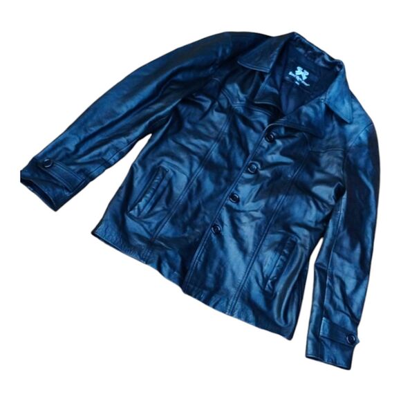 Soul Revolver Other - Soul Revolver "Heist" Leather Italian Lamb Leather Motorcycle Jacket Men's 3XL